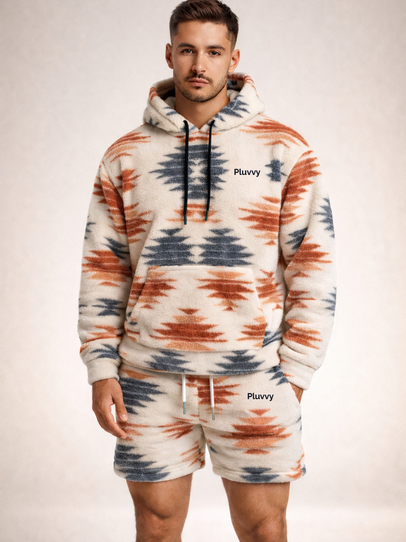 [BUY 1 GET 2] Pluvvy Signature Hoodie & Shorts Set