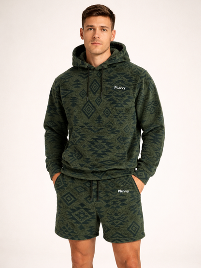 [BUY 1 GET 2] Pluvvy Signature Hoodie & Shorts Set