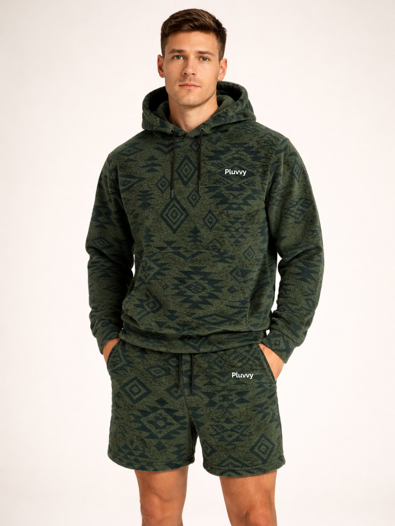 [BUY 1 GET 2] Pluvvy Signature Hoodie & Shorts Set