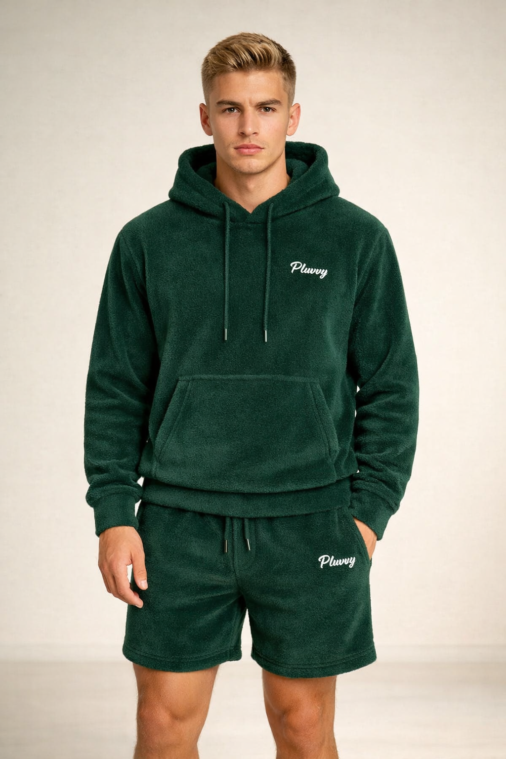 [BUY 1 GET 2] Pluvvy Signature Hoodie & Shorts Set
